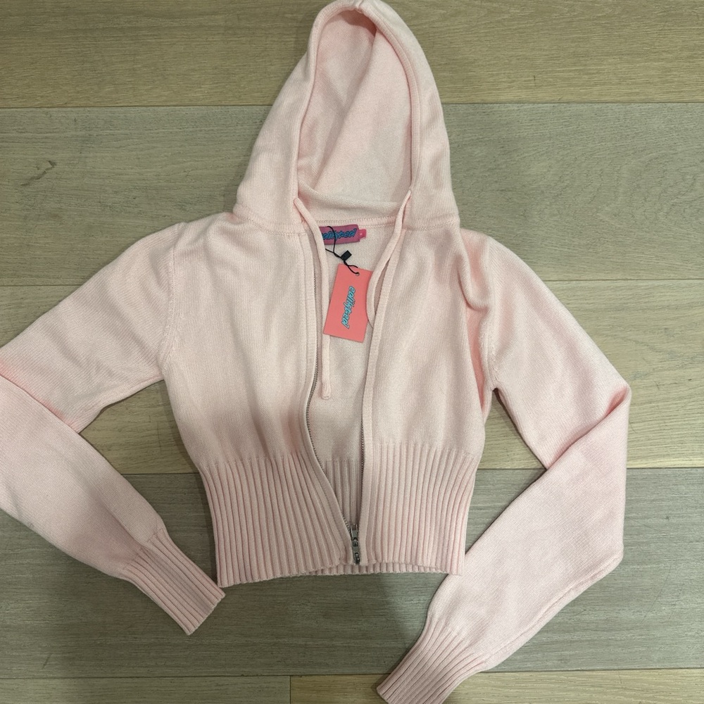 pink edikted zip up